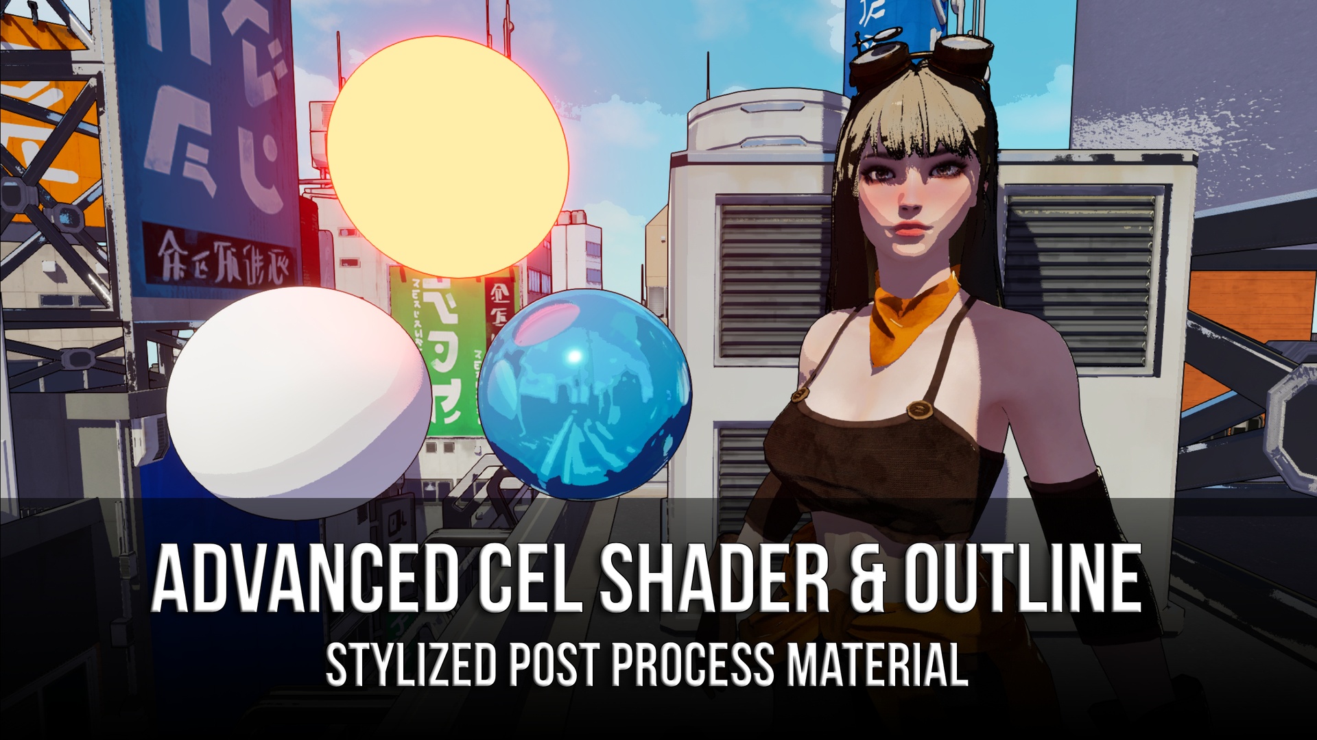Media 1 for listing Advanced Cel Shader & Outline - Stylized Post Process Material