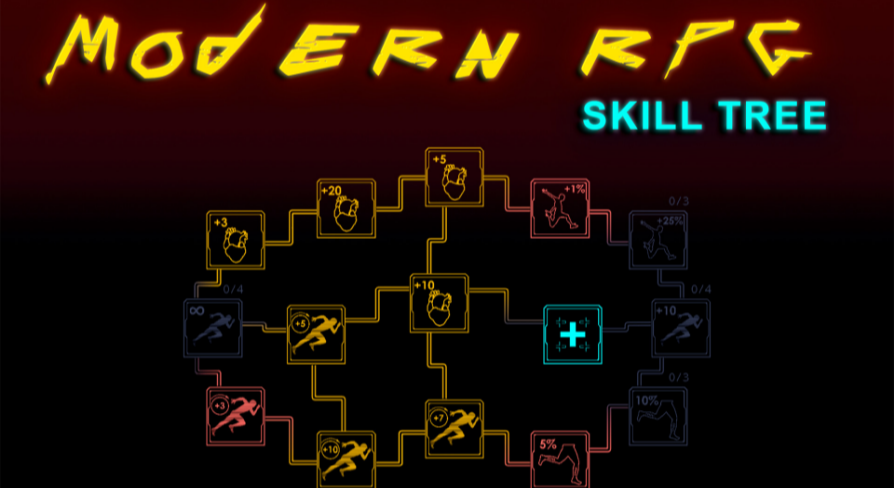 Modern RPG Skill Tree | Fab