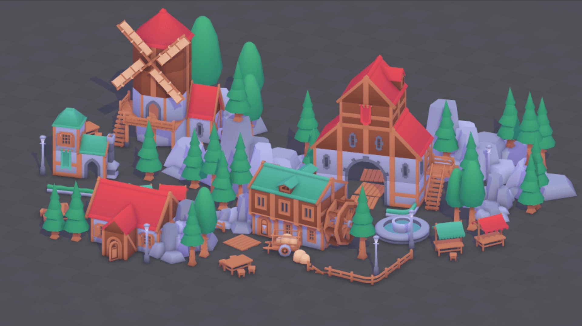 Media 1 for listing Fantasy Town Pack