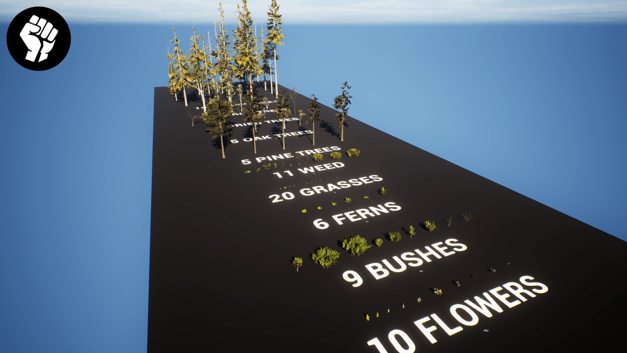 Media 1 for listing Low Poly Vegetation