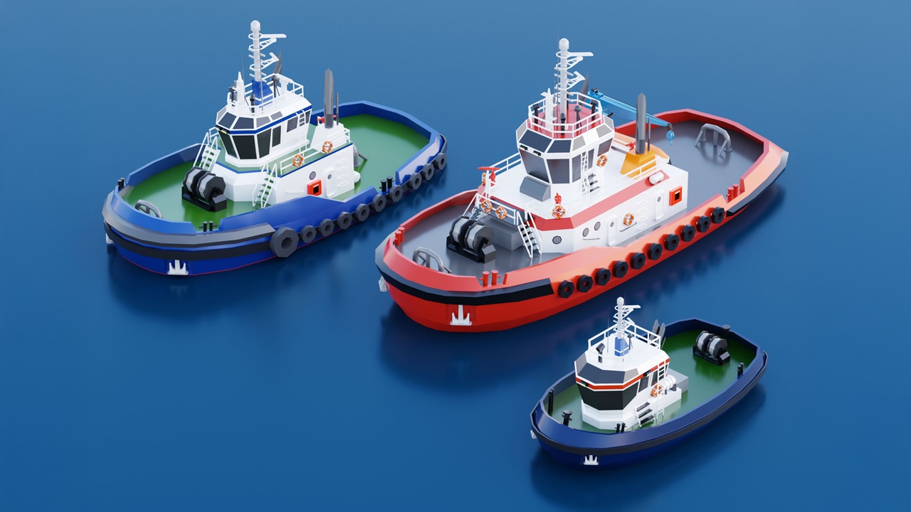 Media 1 for listing Megapoly.Art - Tugboats