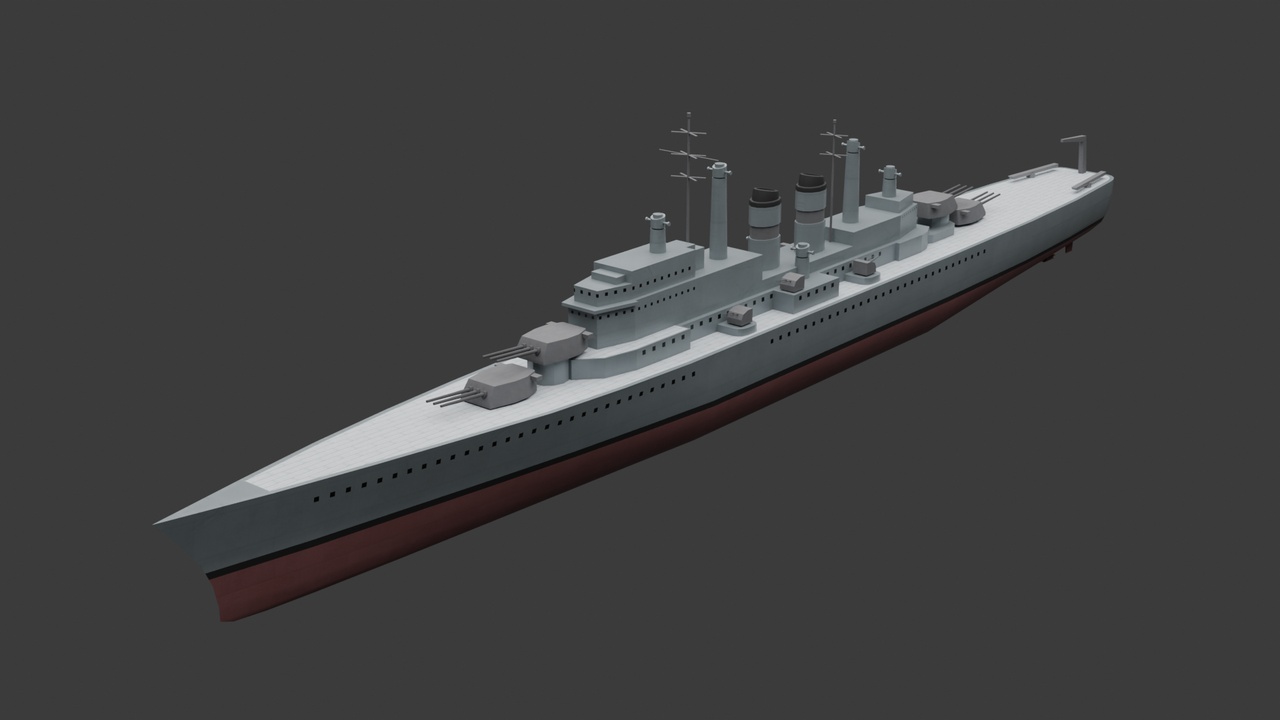 Media 1 for listing Low-poly Warship Package