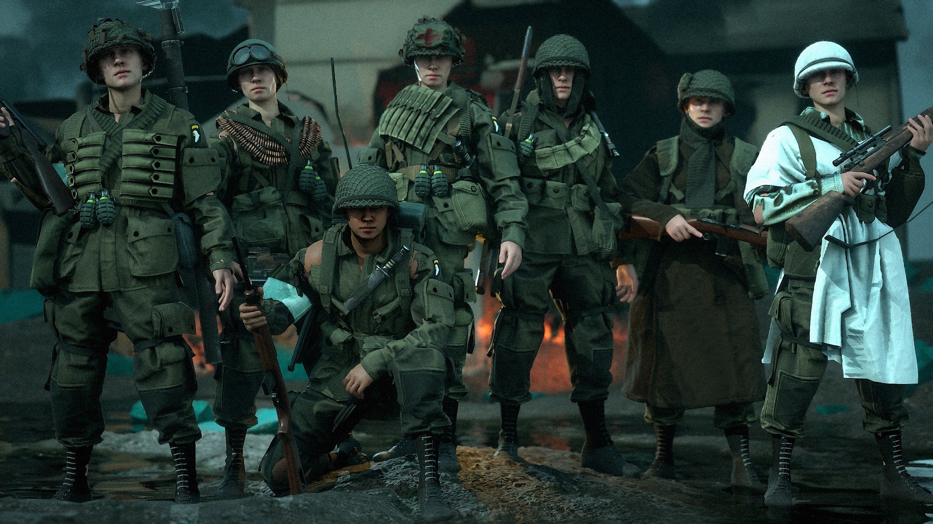 Media 1 for listing U.S PARATROOPERS WW2 Collection 1 - Metahuman Kit