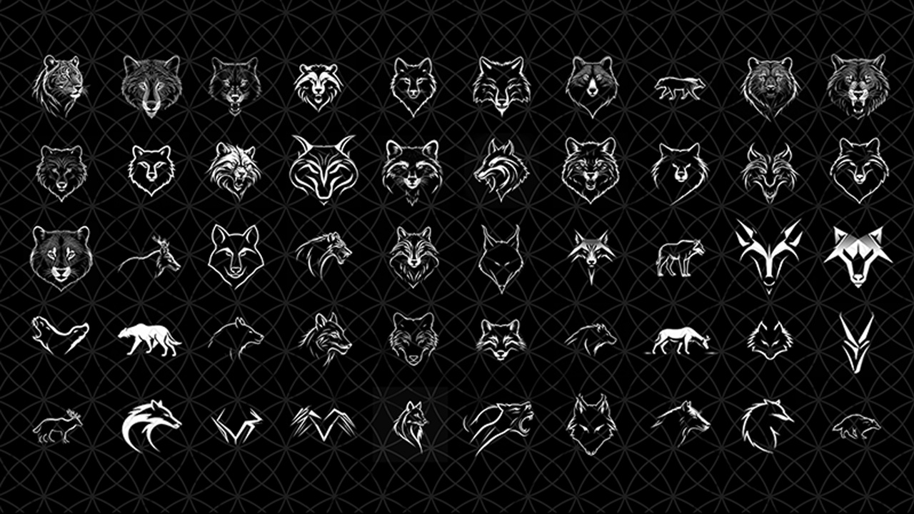 Media 1 for listing 50 Pieces - Animal Icons Alpha/Decal Pack Vol 02