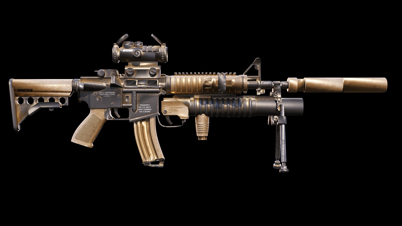 SIG MCX Spear XM7 Assault Rifle Modern Game Ready Weapon | Fab