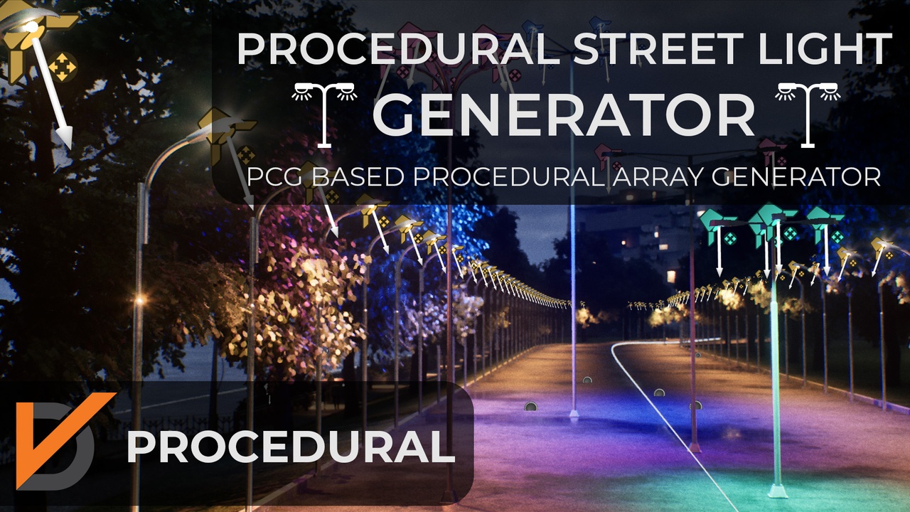 Media 1 for listing DV Procedural Street Light Generator