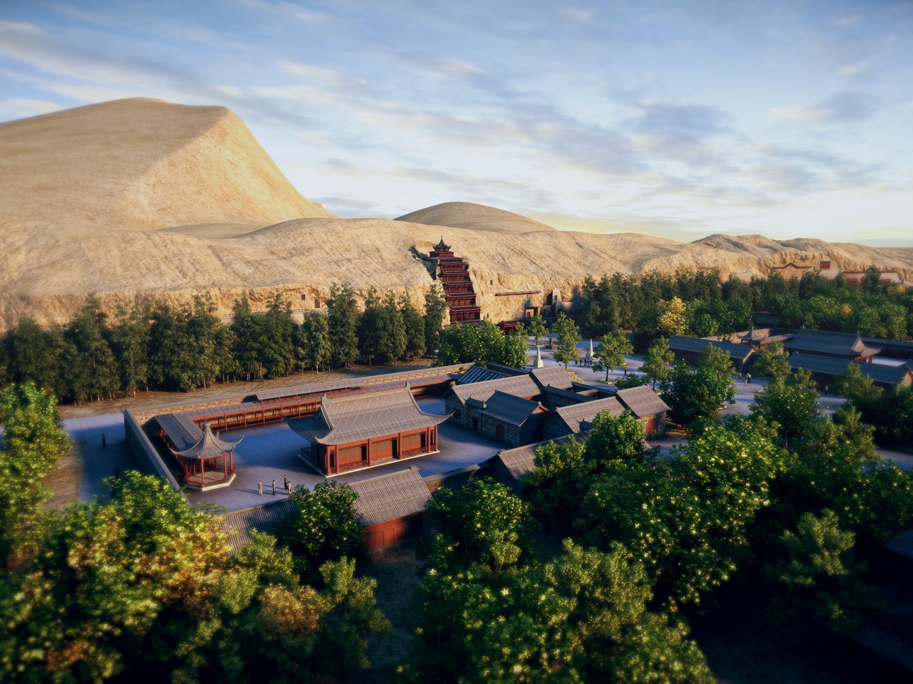 Media 1 for listing Dunhuang Mogao Caves 3D model