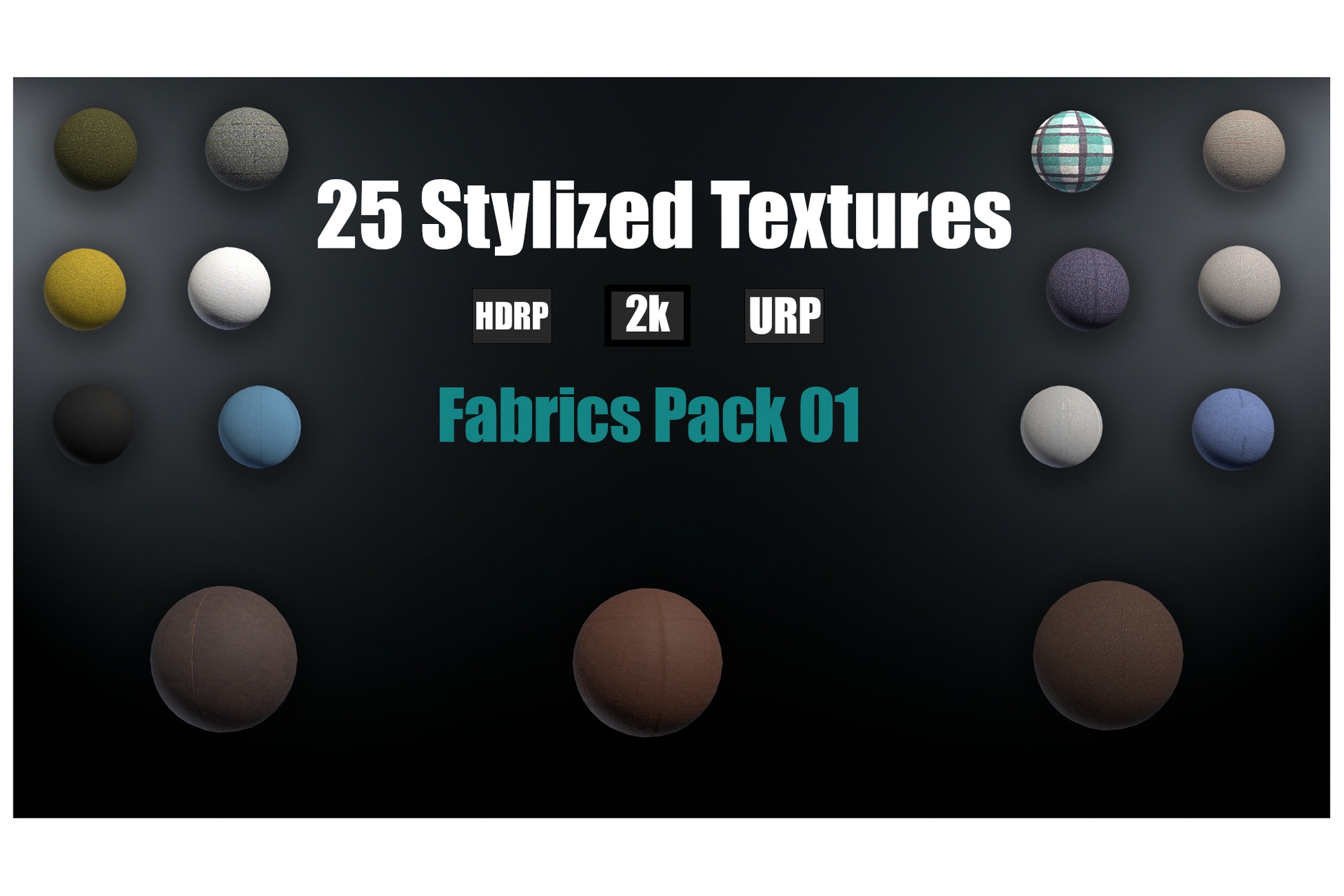 Stylized Fabric Textures Mega Pack | Fab