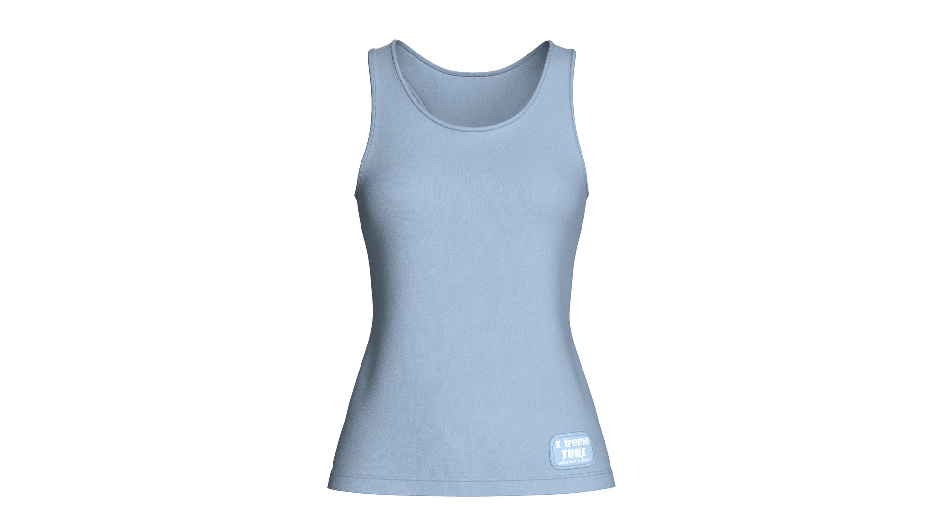 Media 1 for listing Girls Slim - Fit Racerback Tank Top | High Poly