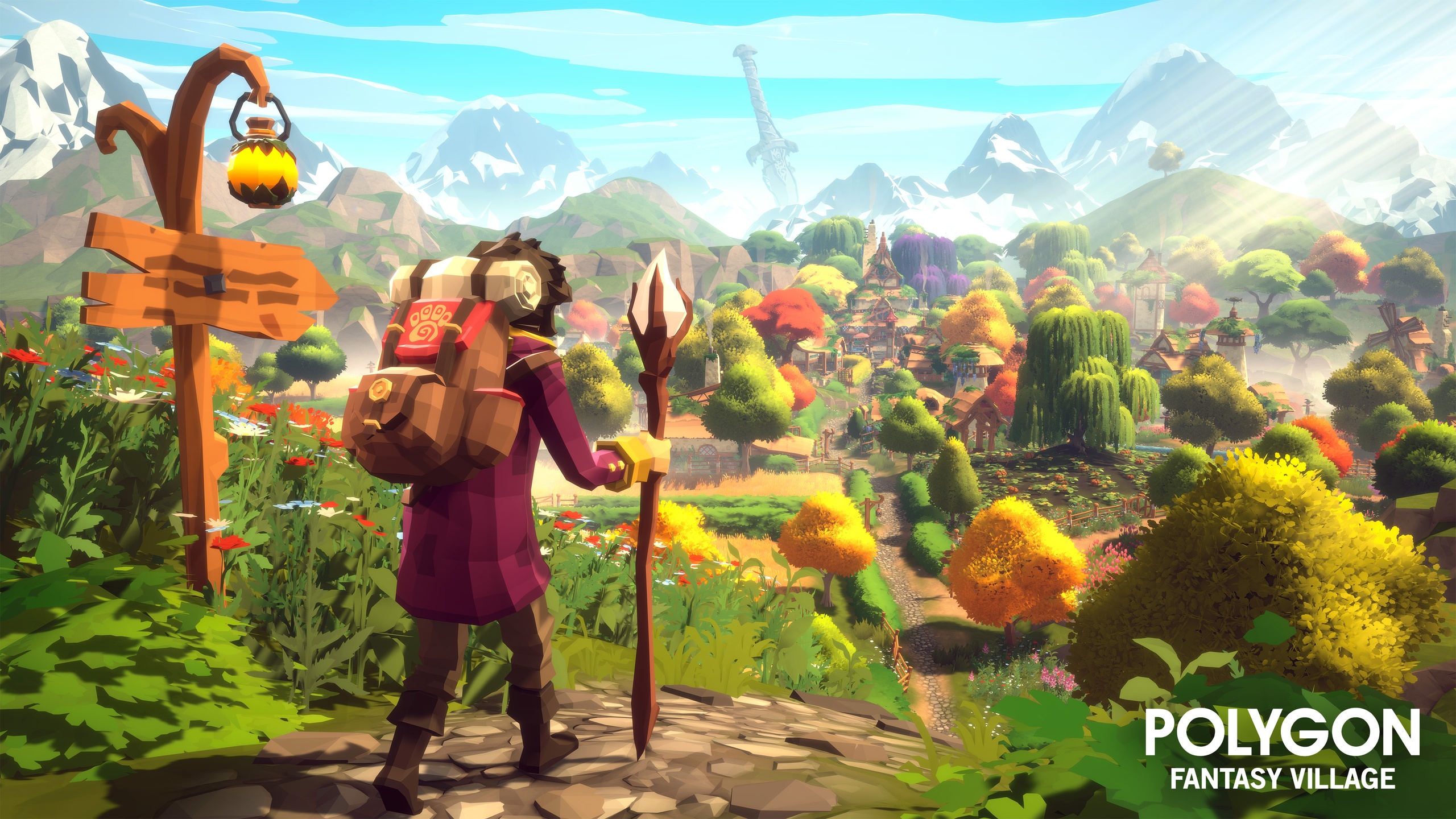 Media 1 for listing POLYGON - Fantasy Village by Synty