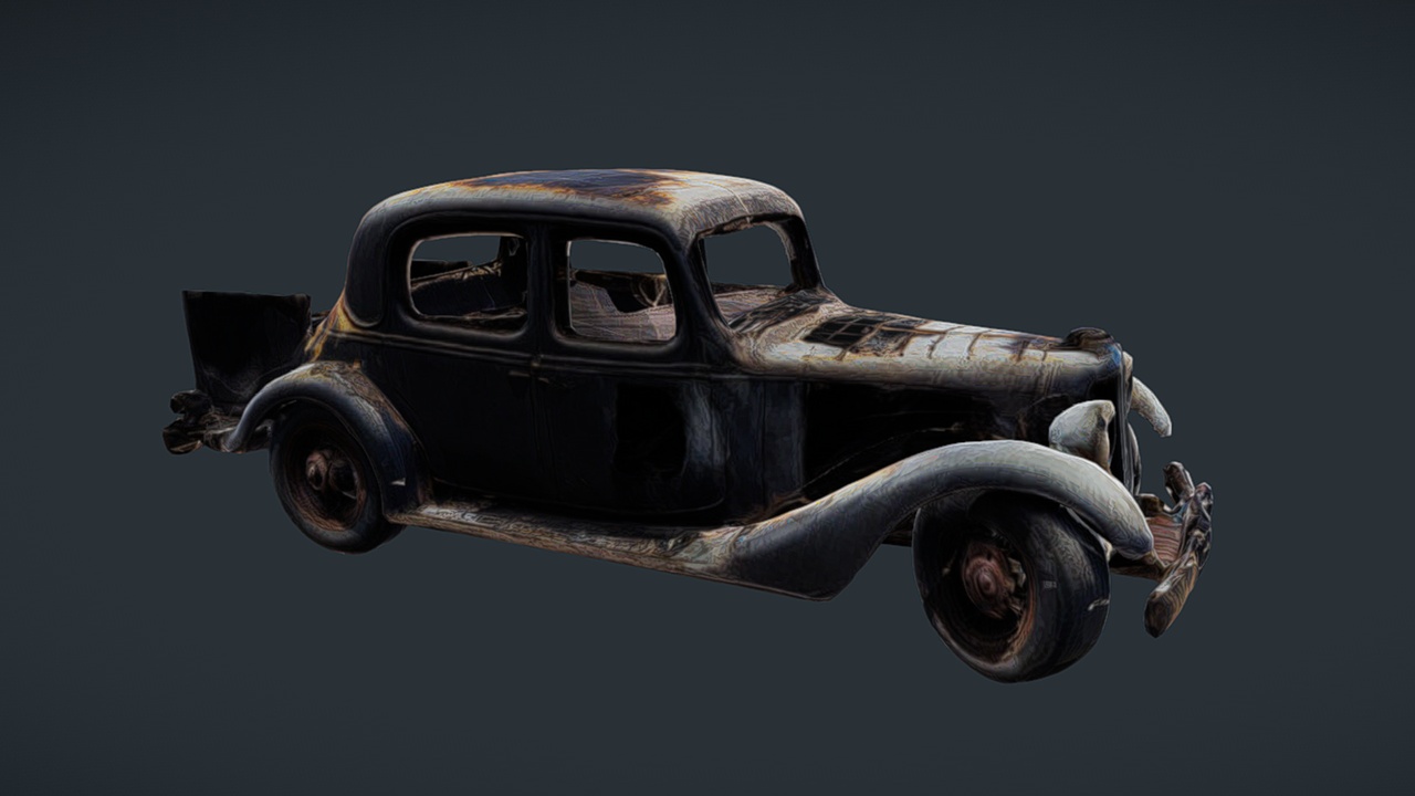Media 1 for listing 1930s abandoned Car 002