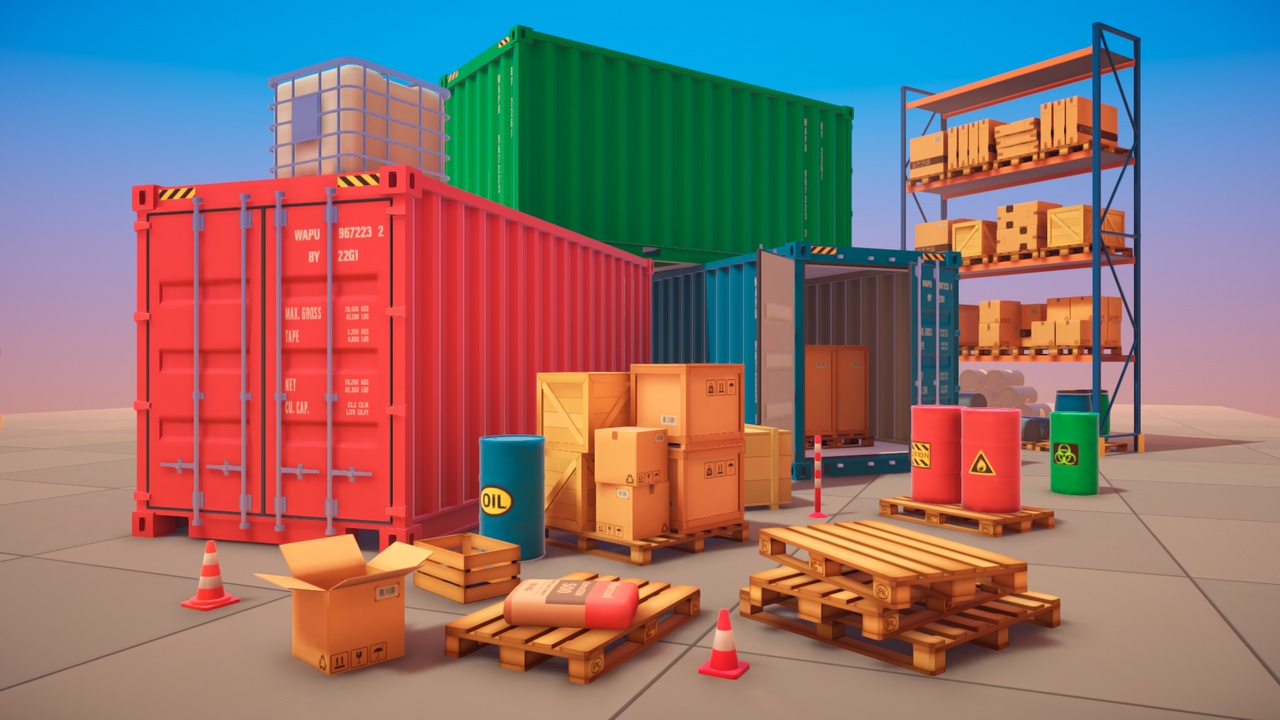 Media 1 for listing Cargo Props Stylized