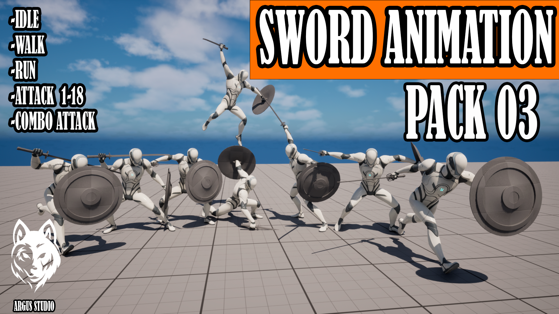 SWORD ANIMATION PACK 03 | Fab