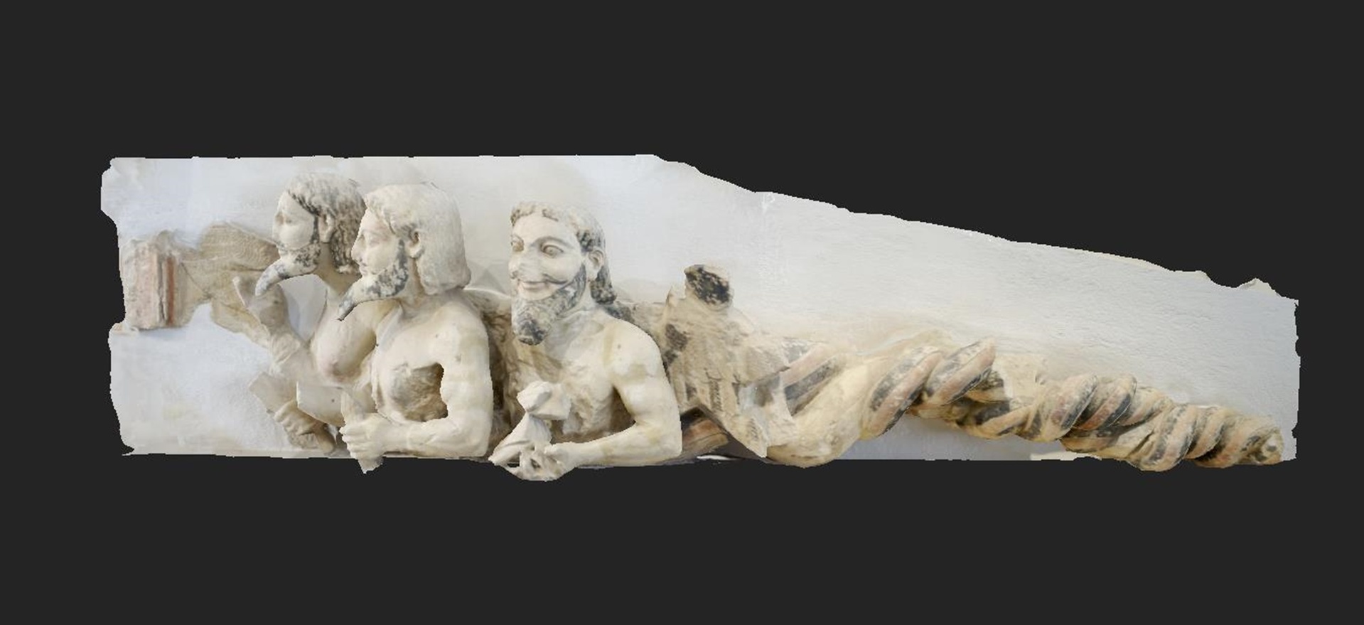 Media 1 for listing Greek three-headed monster (Three-bodied Daemon, commonly known as Bluebeard)