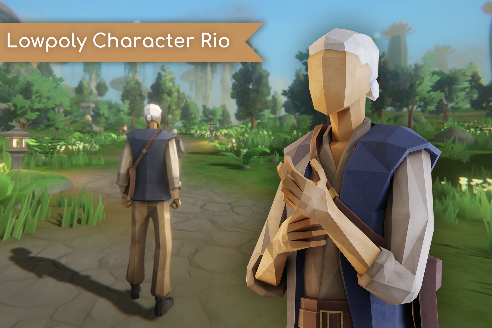 Media 1 for listing LowPoly Survival Character Rio