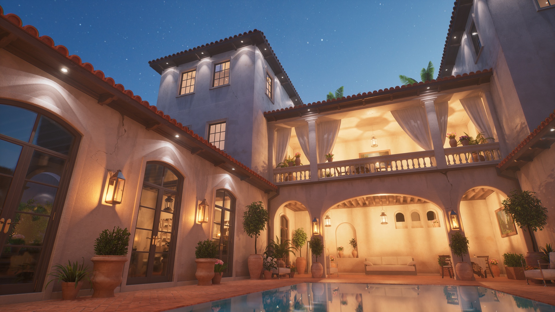 Media 1 for listing Spanish Courtyard