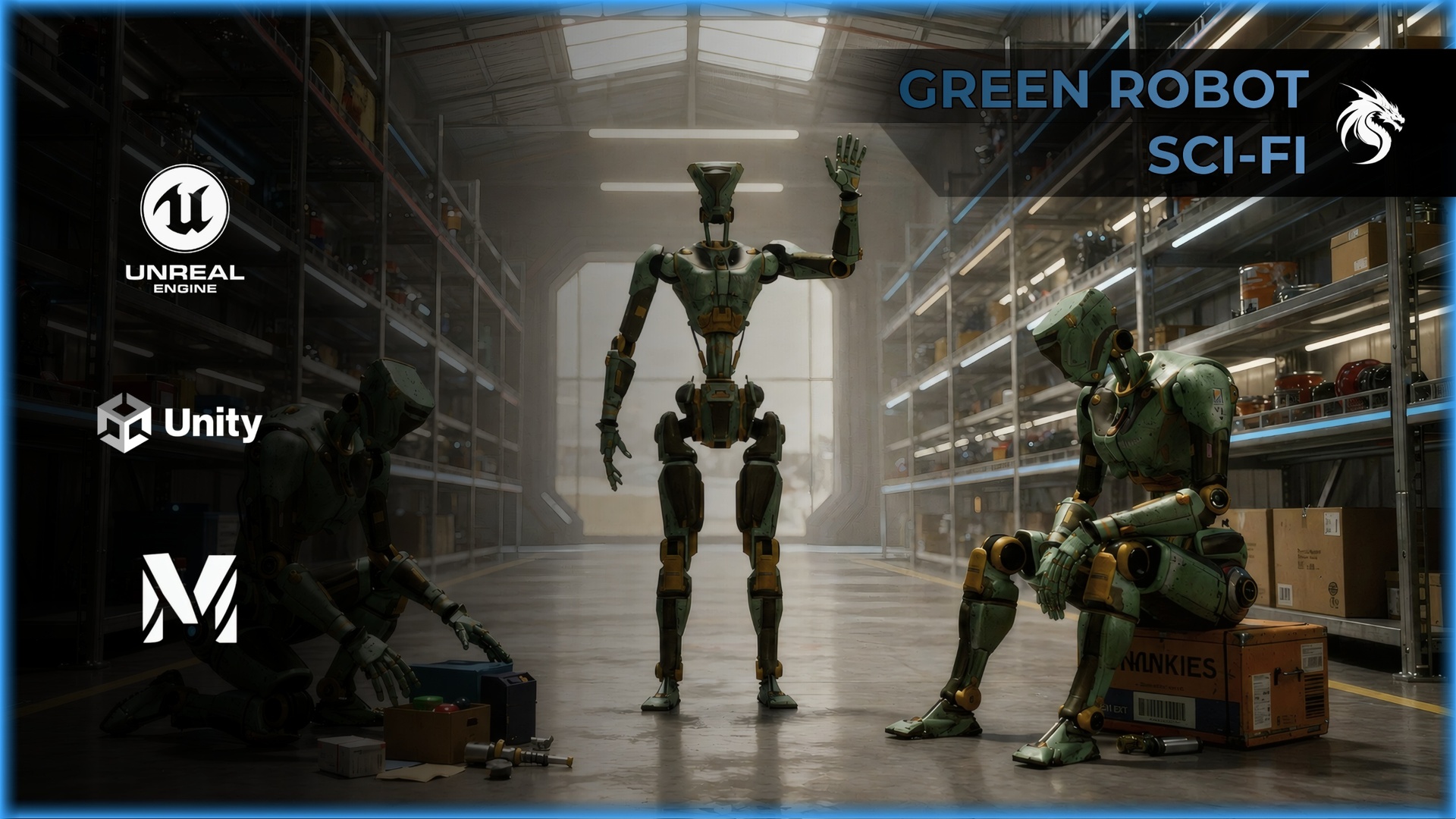 Media 1 for listing Green Robot