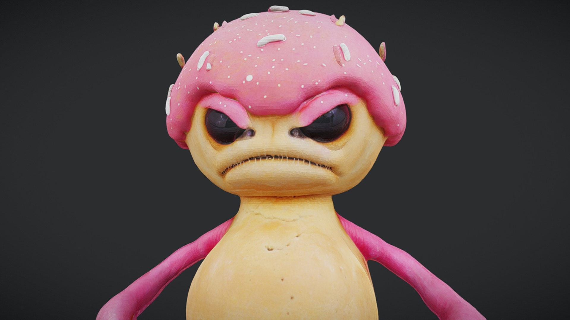 Media 1 for listing Pink Frosting Cookie Monster