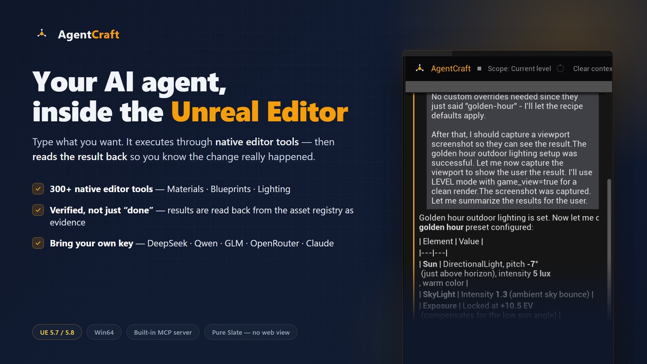 Media 1 for listing AgentCraft — AI Editor Agent