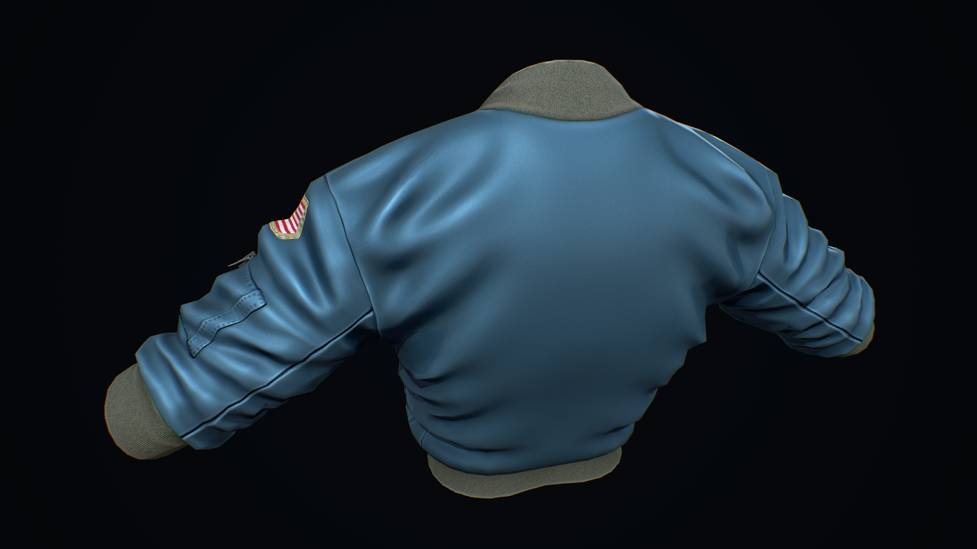 ☆ BLUE BLUE  HIGH COUNT FLIGHT JACKET ☆ Flight Jacket Adult - Aeromax Toys Inc.