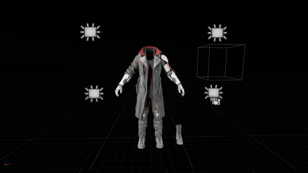 Media 1 for listing Cyberpunk character pack (male variant)