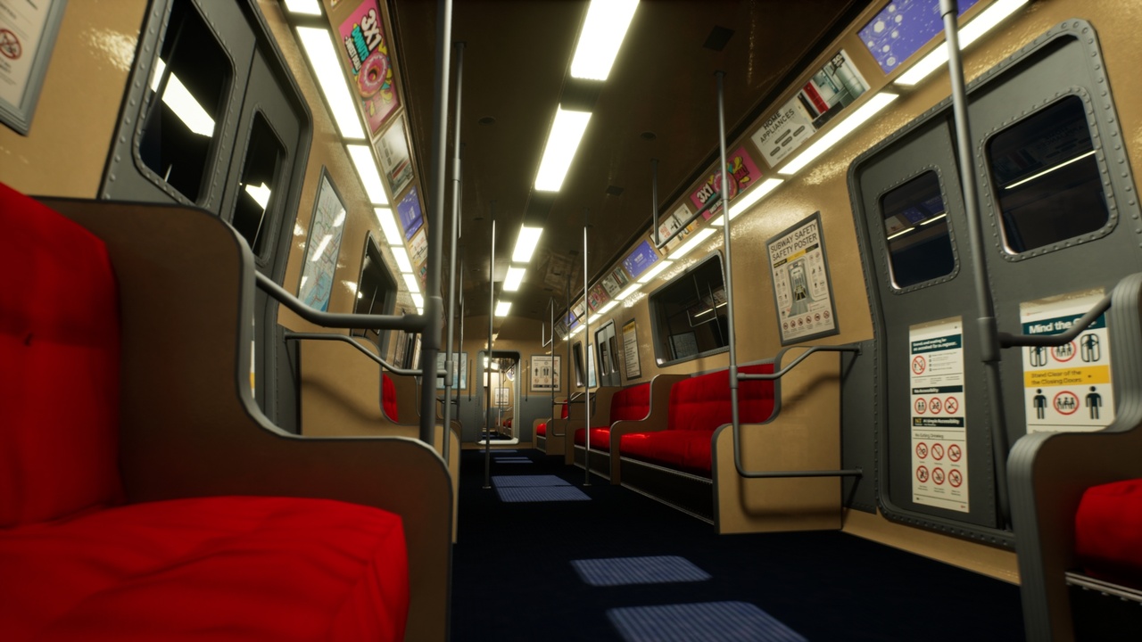 Media 1 for listing Realistic Subway Train Game Ready Asset