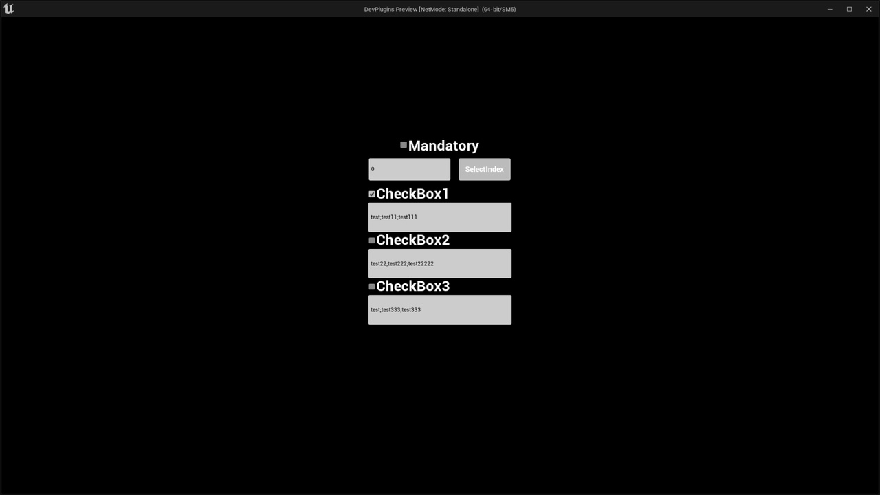 Media 1 for listing UPCheckBoxGroup