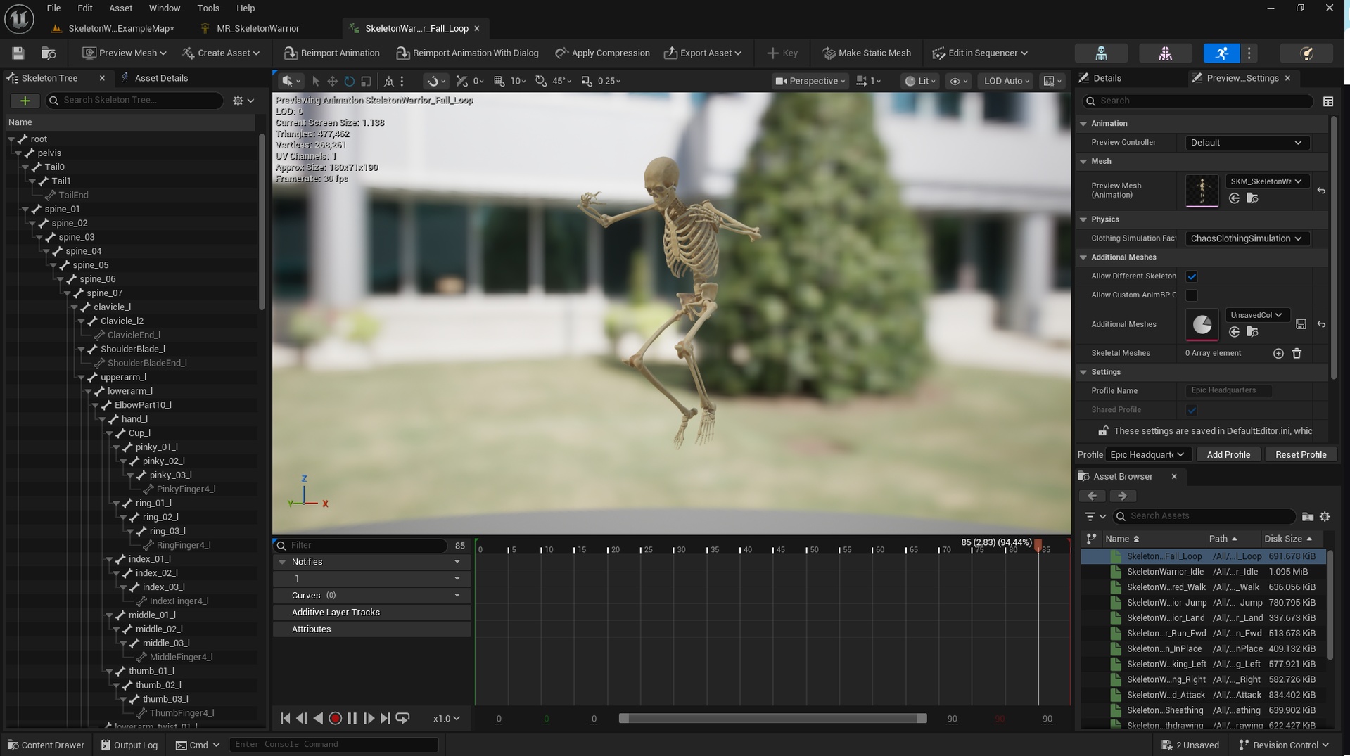 Media 1 for listing Skeleton Warrior Modular Control Rig