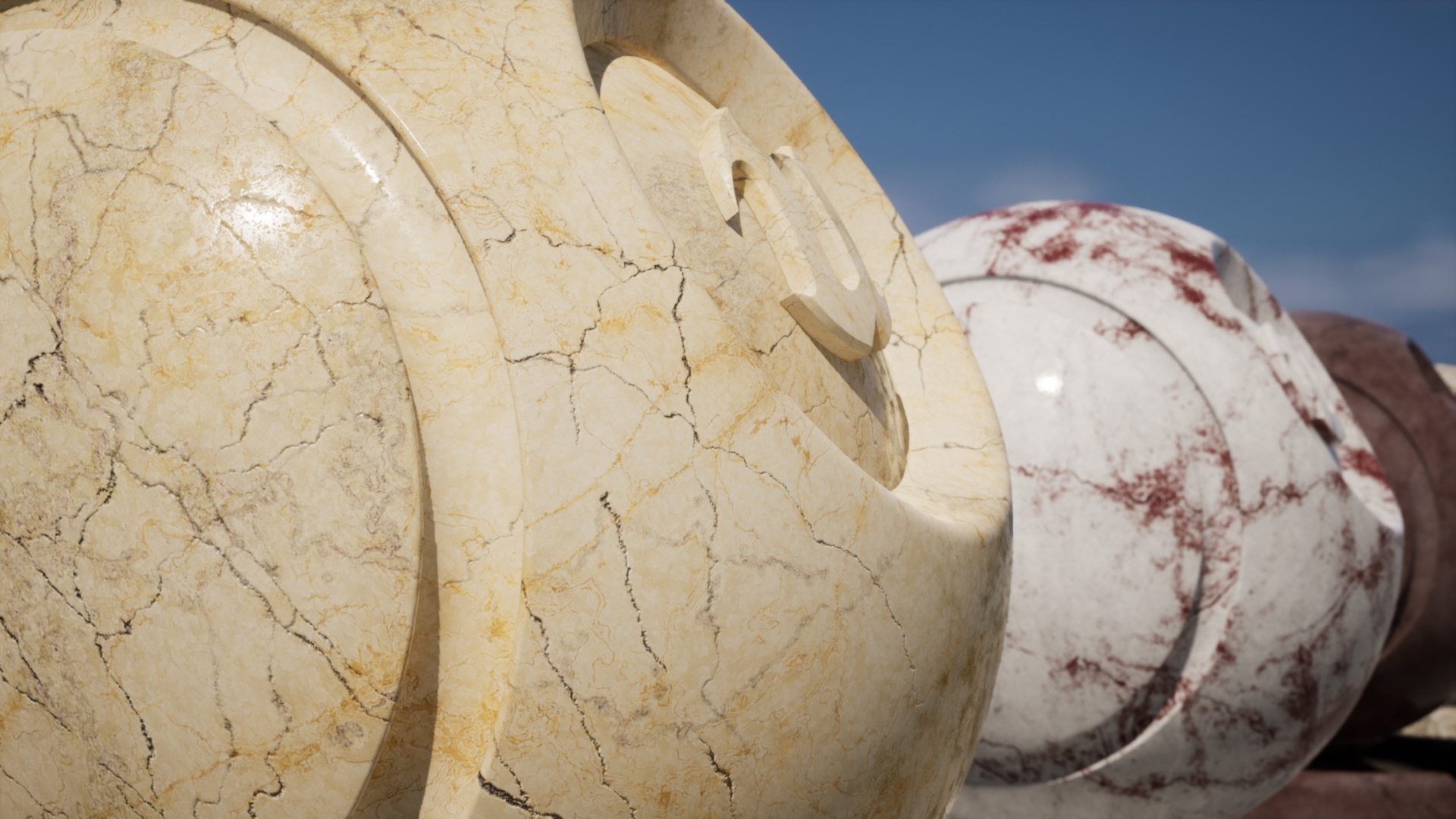 Media 1 for listing 20 Marble PBR Material Pack