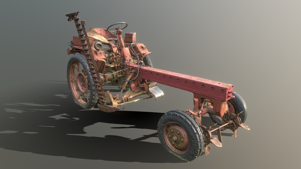 Media 1 for listing Old Agricultural Trimming Machine [PBR textured]