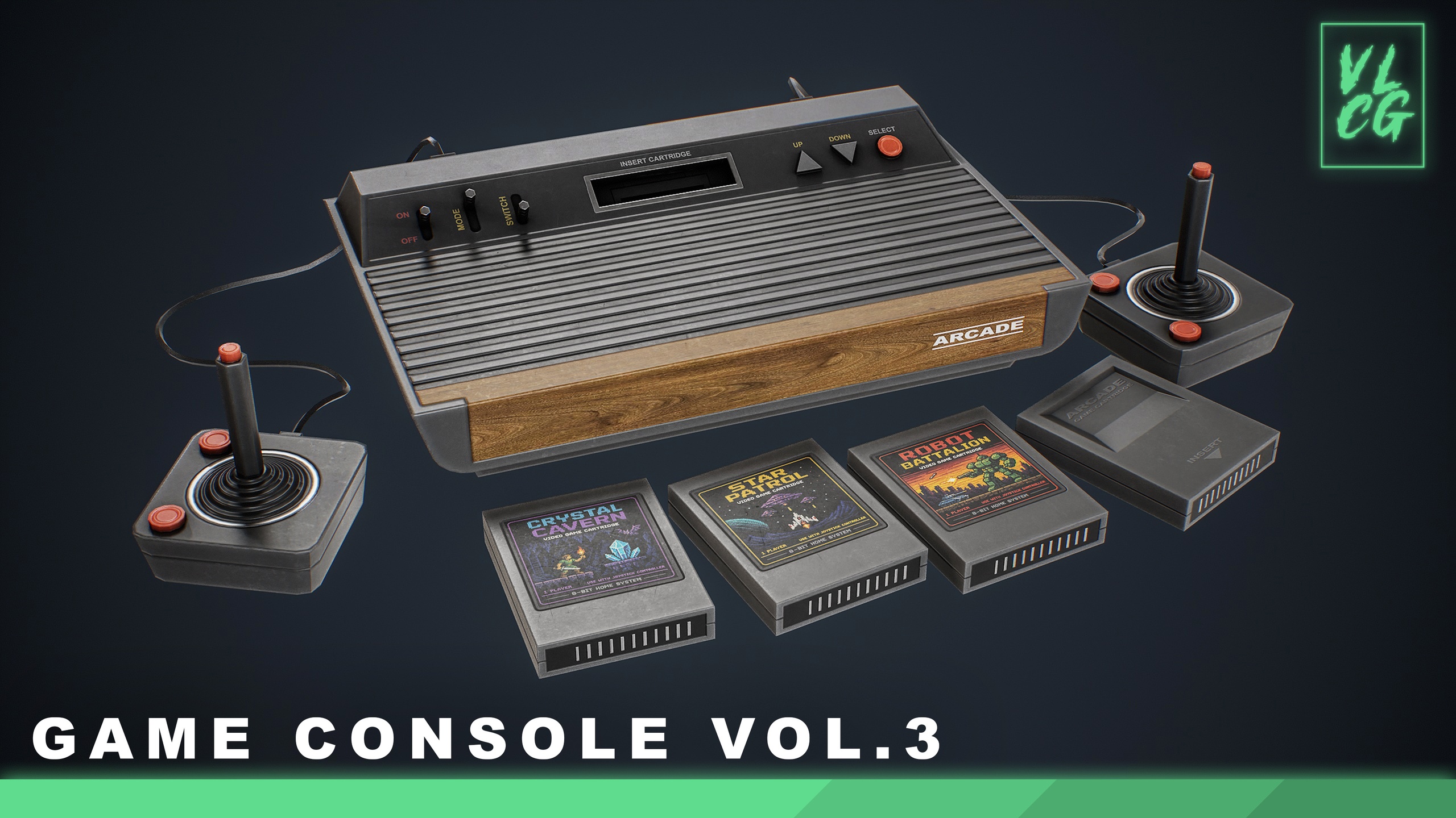 Media 1 for listing VLCG - Game Console 3 - Retro Arcade Game Game 1980s