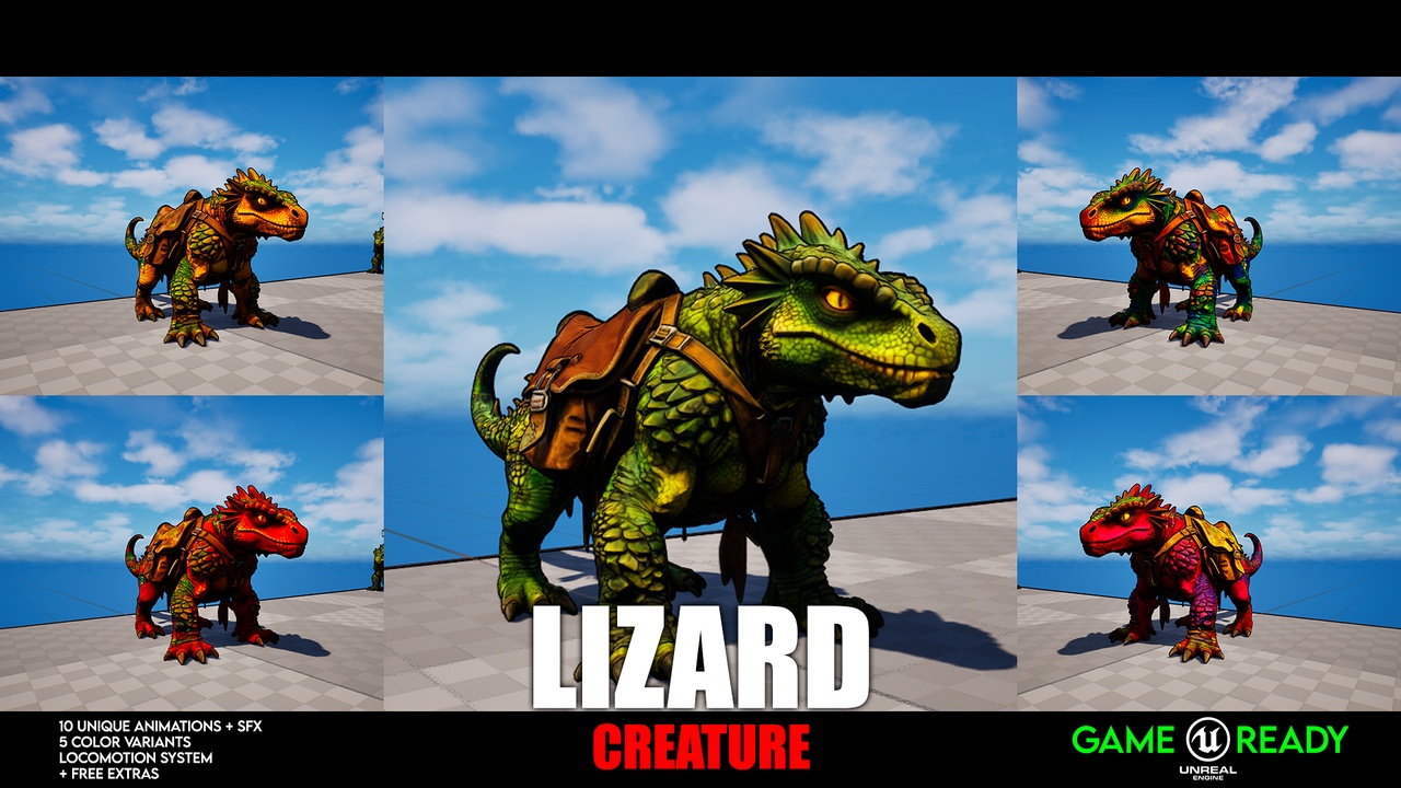 Media 1 for listing Lizzard - Creature | Free