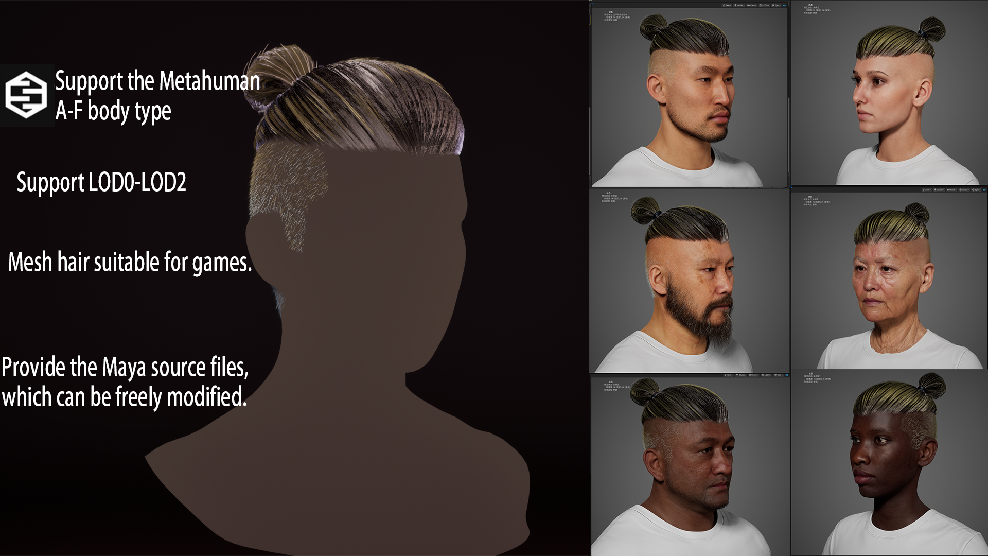 Metahuman Mesh Hair03 lod0 lod2 Fab metahuman-mesh-hair03-lod0-lod2-fab