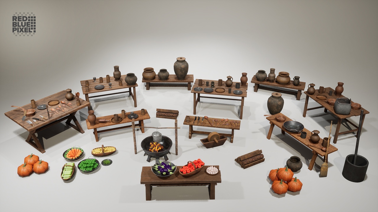 Media 1 for listing Medieval Kitchen Accessories