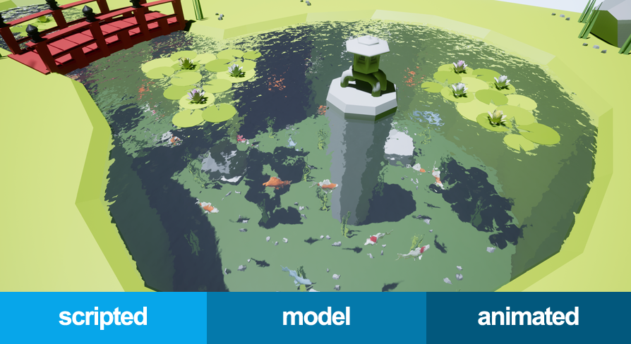 Animated Pond Fish | Fab