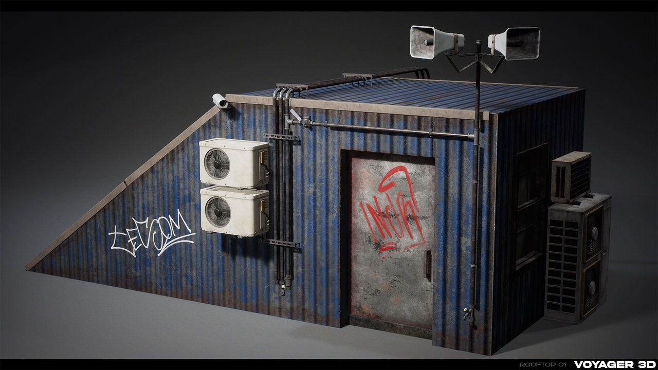 Media 1 for listing Rooftop Props Pack Vol.01