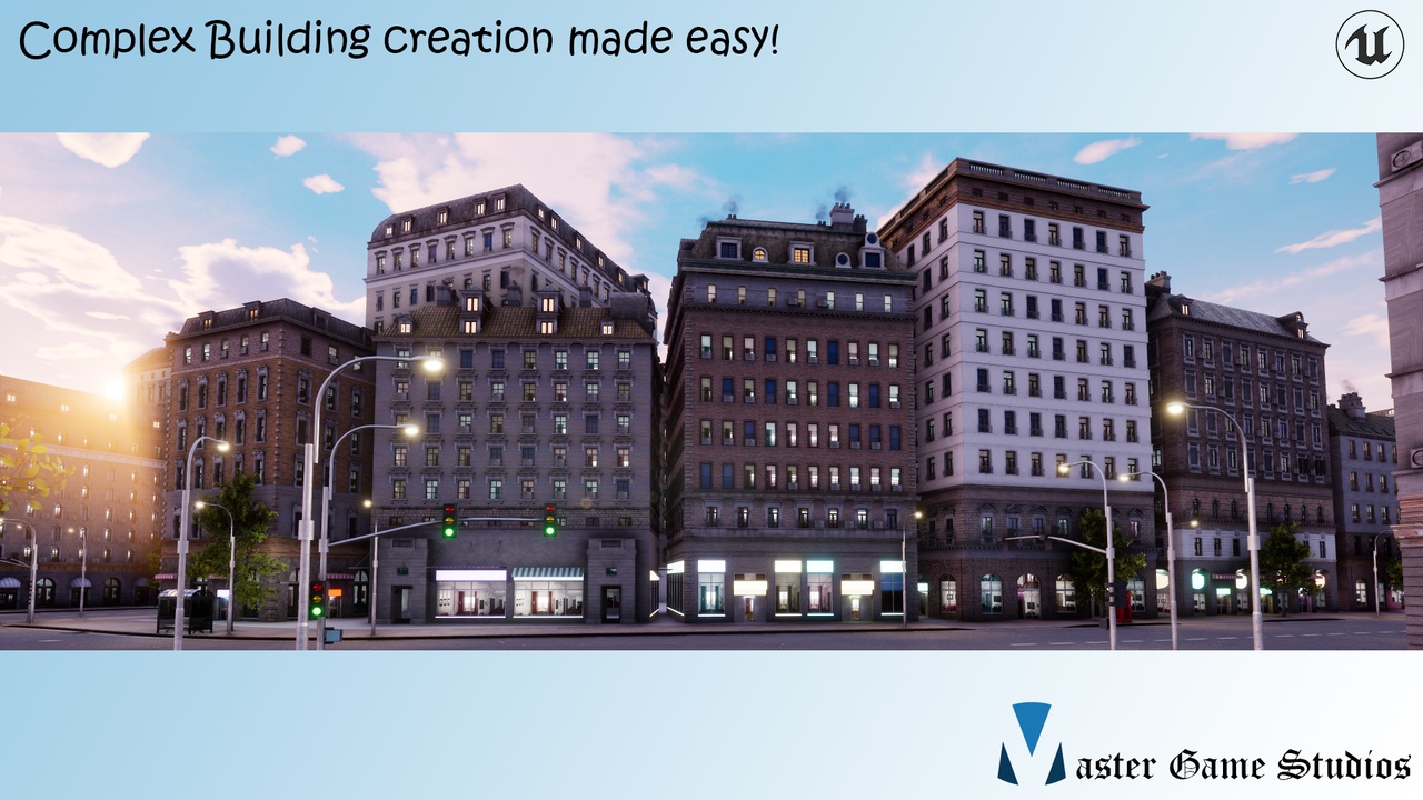 الوسائط 1 للقائمة [Free] Procedural Building Generator