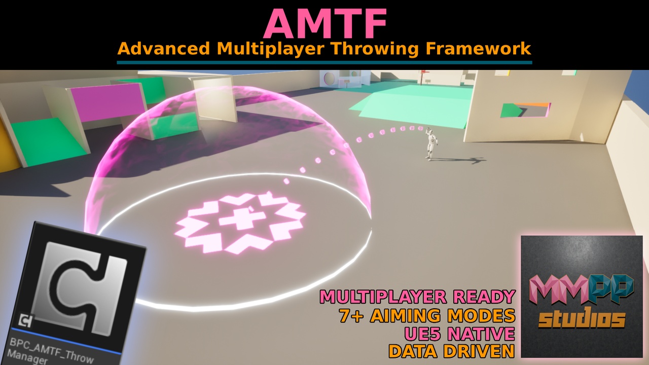 Media 1 for listing Multiplayer Grenade & Throwable System – AI & Trajectory (AMTF)