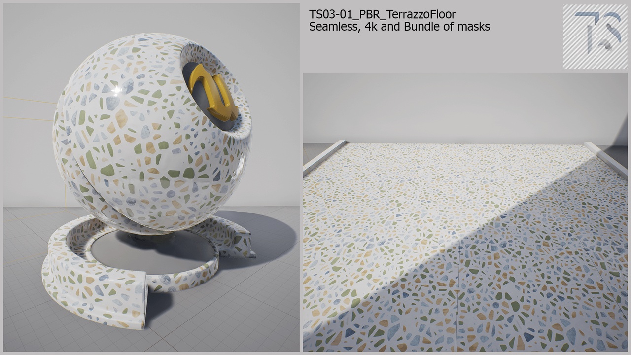 Media 1 for listing TinySet 03 Terrazzo Floor