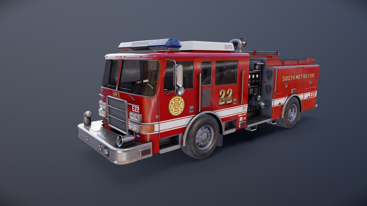 American fire truck 제품 등록을 위한 미디어 1개