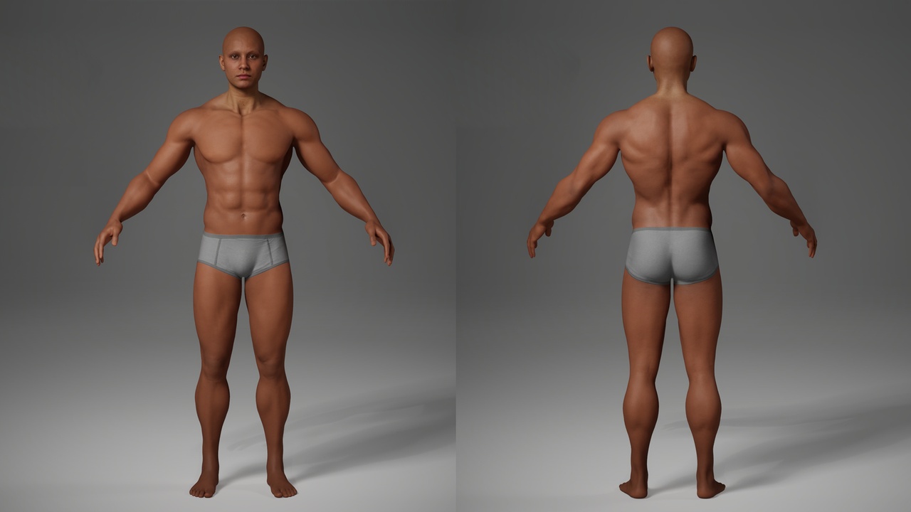 Media 1 for listing Metahuman Editable - Muscle [Actor Shop]