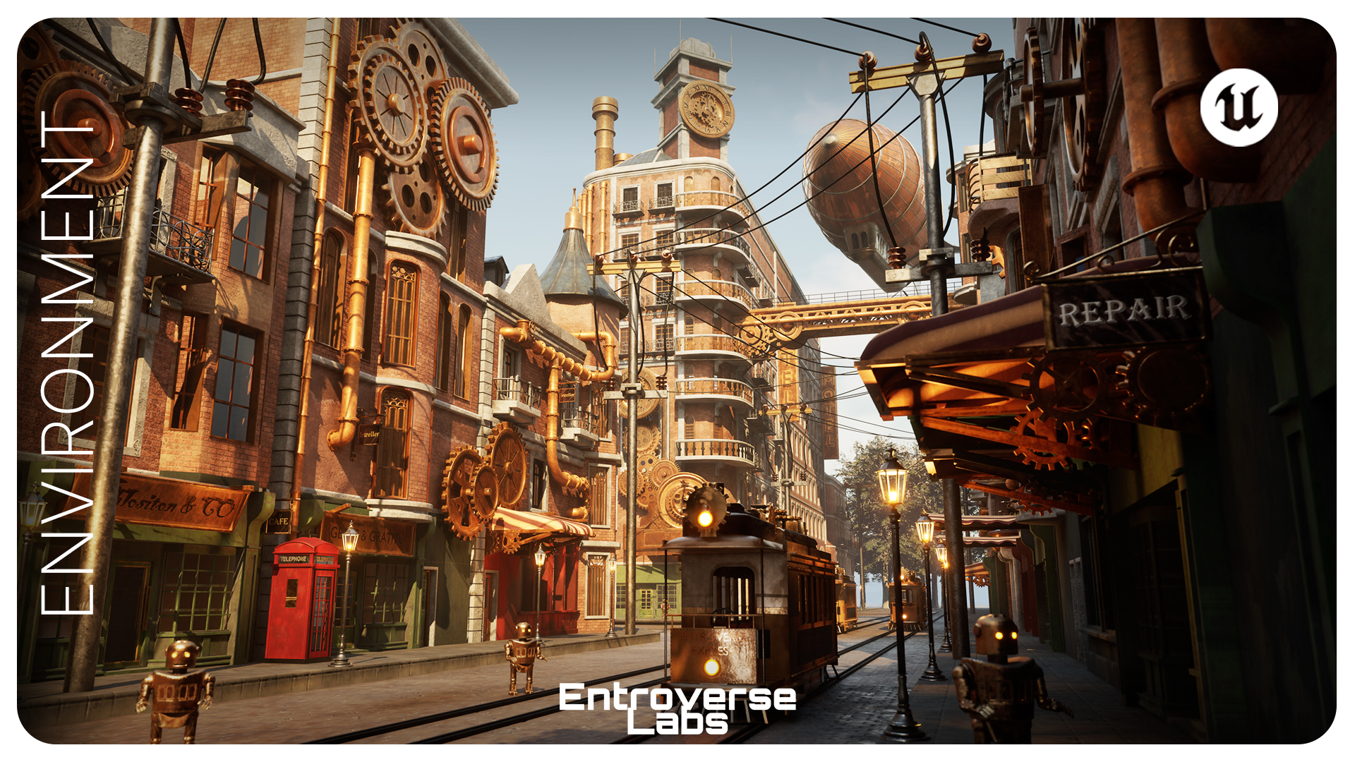 Steampunk Modular Street Environment - Victorian City | Fab