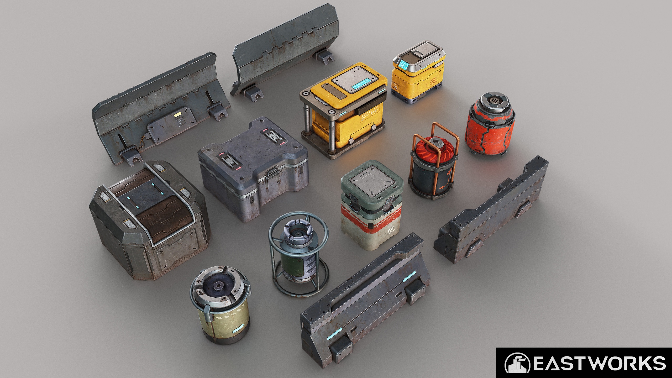 Media 1 for listing Sci-Fi RTS Props Pack 01