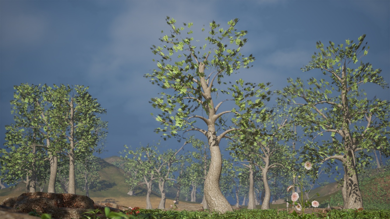Media 1 for listing Realistic Low Poly Tree Pack 29M