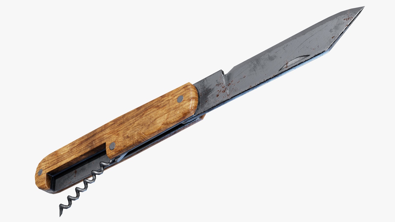 Media 1 for listing Folding Pocket Knife with Corkscrew
