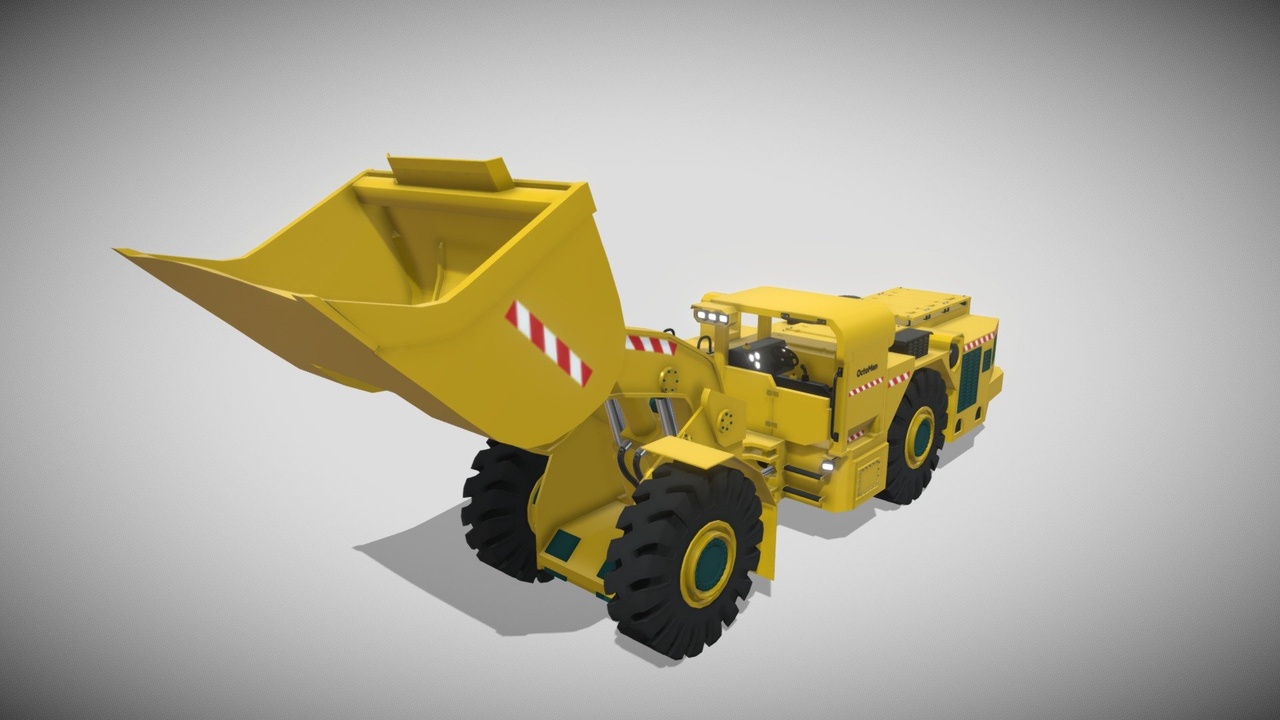 Media 1 for listing Schopf SFL 100 Loader - animated 3D Model