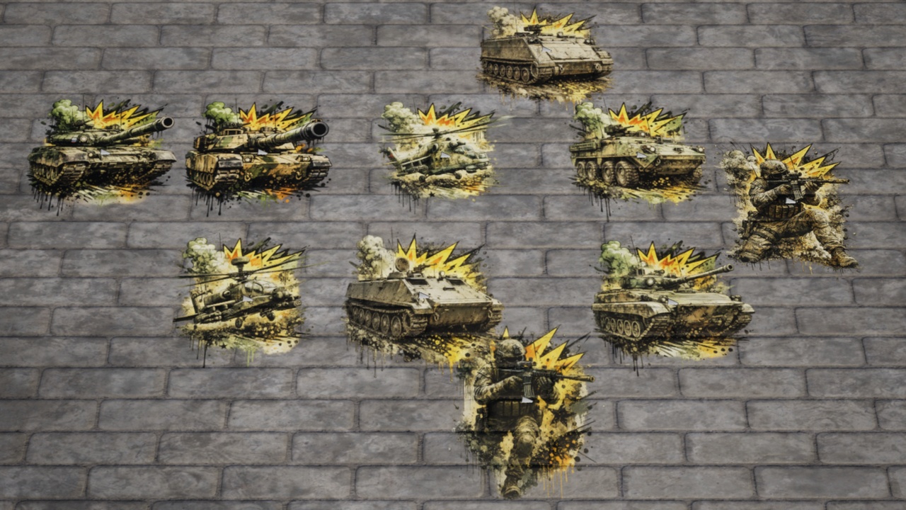 Media 1 for listing Military Art Decals 2