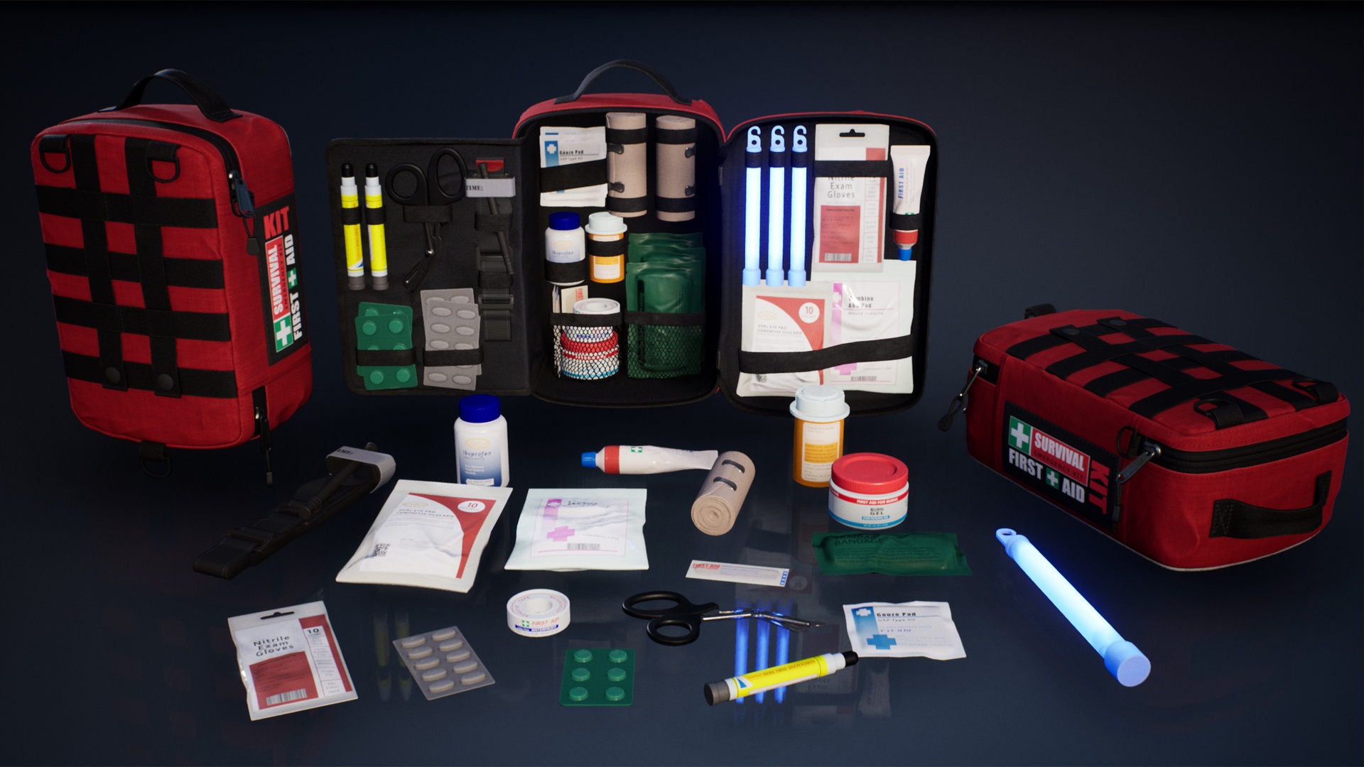 Media 1 for listing Survival First Aid & Medical Pack
