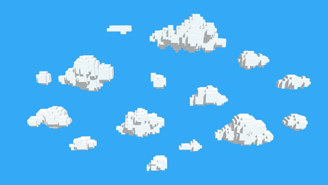 Media 1 for listing Stylized Clouds Pack - Vol 07