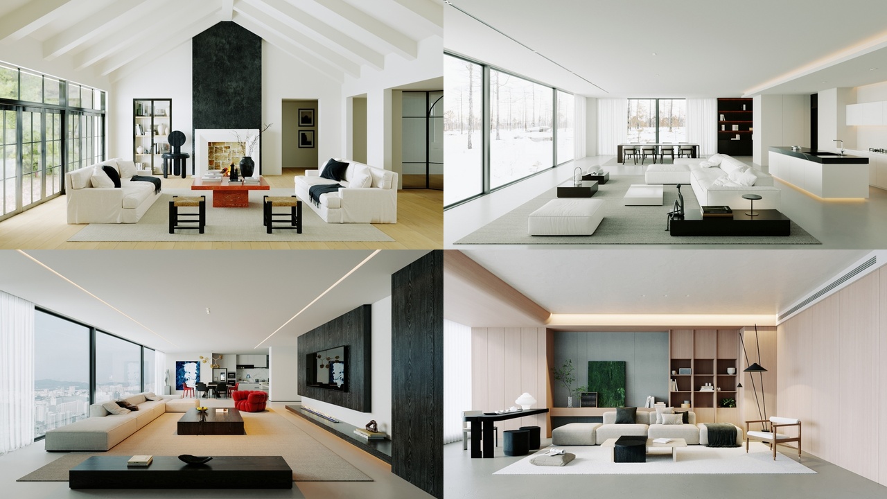 Media 1 for listing Living Room Collection 05 - 4 Scenes